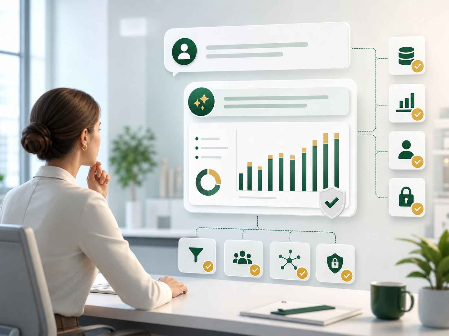 Business user asking trusted data questions